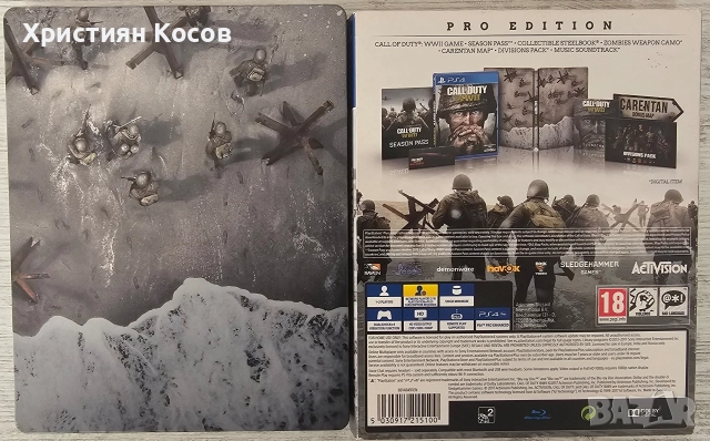 Call Of Duty WW2 Pro Edition Steelbook, снимка 2 - Игри за PlayStation - 52909945