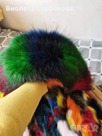 яке парка естествен косъм, снимка 3 - Якета - 34659237