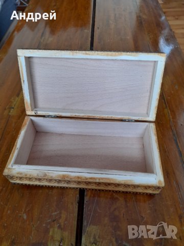 Стара дървена кутия,несесер #5, снимка 6 - Други ценни предмети - 32315364