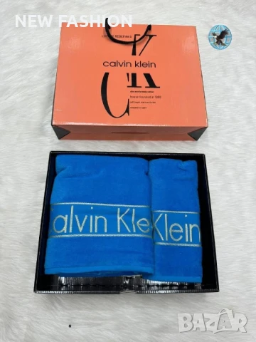Памучни Хавлии -2бр с Кутия ✨ Calvin Klein , снимка 5 - Хавлиени кърпи - 51169226