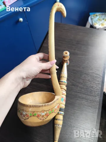 Черпак  и лула , снимка 4 - Антикварни и старинни предмети - 49686462