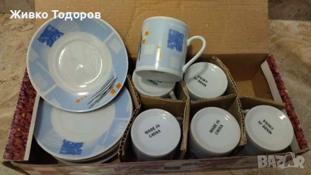 Чашки за кафе (комплект 6 бр. Нови), снимка 2 - Чаши - 37914761