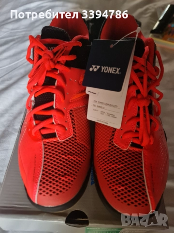 Yonex мъжки маратонки бадминтон номер 45.5 стелка 29.5, снимка 2 - Други спортове - 51868481