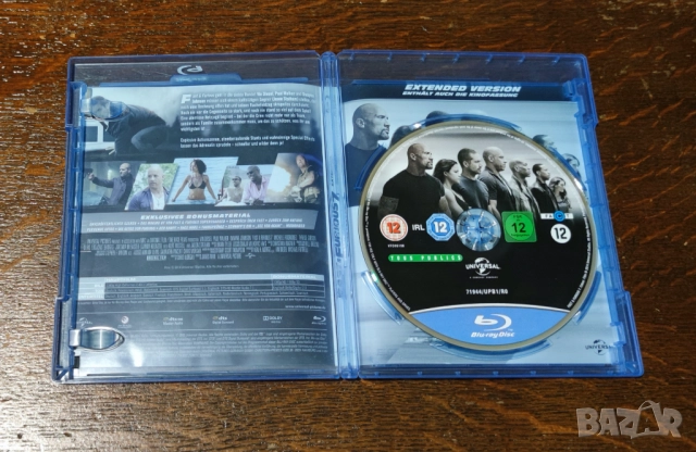 Fast and Furious 7 Blu-Ray DVD диск Extended Version, снимка 2 - DVD филми - 52310719