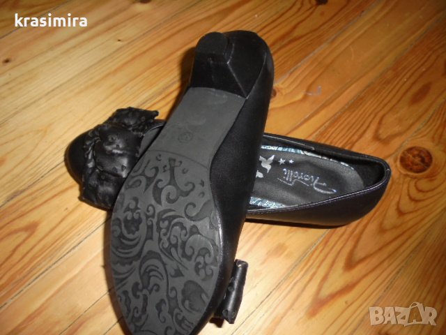 нови черни обувки-номер 37, снимка 5 - Дамски елегантни обувки - 39884149