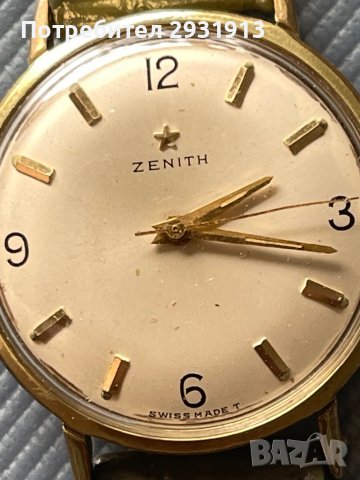 Часовник Zenith 1950-1959, снимка 4 - Мъжки - 39861937