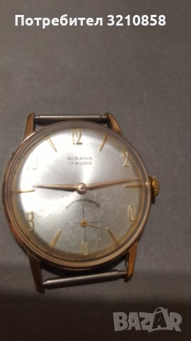 Мъжки часовник,,BIRANA"позлатен, снимка 1