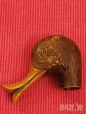Винтидж, дръжка за бастун, патешка глава. , снимка 1 - Антикварни и старинни предмети - 43503102
