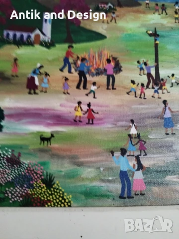 Alma ibachace масло , снимка 5 - Антикварни и старинни предмети - 50527805