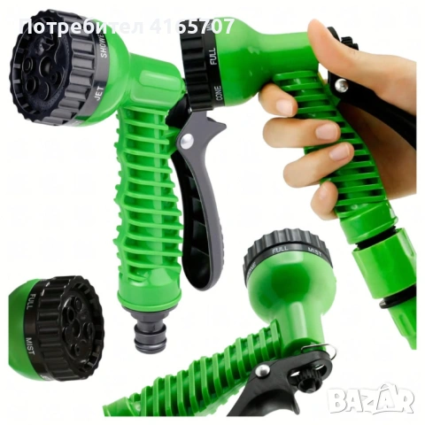 Мултифункционален градински пистолет за поливане – 6 режима на работа, ергономичен дизайн