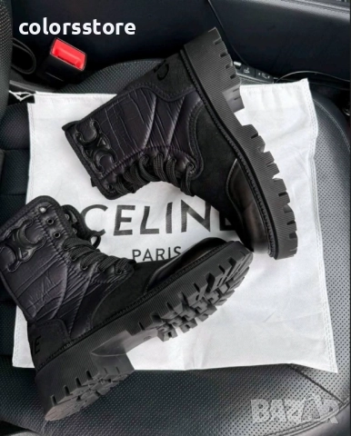 Дамски черни боти Celine/VL53c, снимка 2 - Дамски боти - 51922658