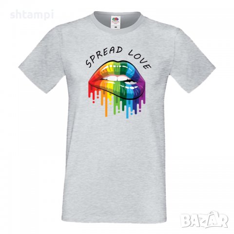 Мъжка тениска Spread Love Прайд,Празник.Повод,Изненада, снимка 3 - Тениски - 37105309