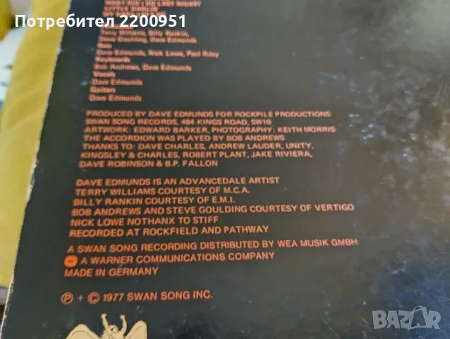 DAVE EDMUNDS, снимка 6 - Грамофонни плочи - 49760118