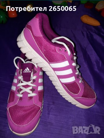 Орг.розови дамски маратонки Adidas flex 37.1/3, снимка 1 - Маратонки - 36580721
