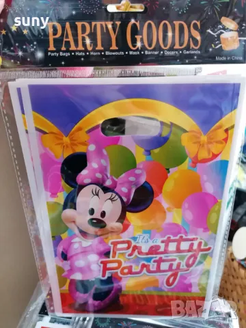 Парти артикули Мики и Мини Маус, снимка 2 - Други - 24228698