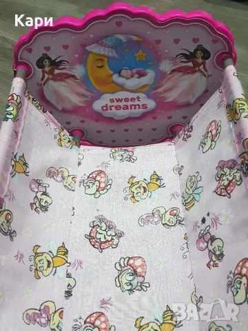 Легло,ваничка,кошче и порт бебе за кукли, снимка 8 - Кукли - 48319985