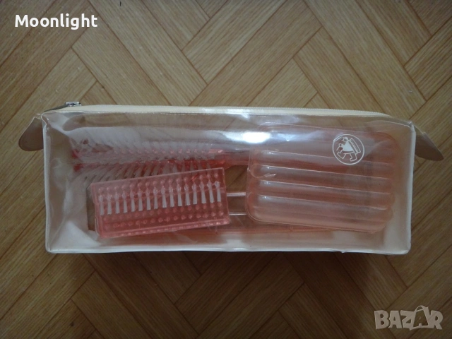 Нов старинен ретро винтидж козметичен несесер от соца от едно време