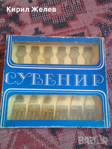 Комплект вилици малки  за десерт 53679, снимка 8 - Антикварни и старинни предмети - 53389216