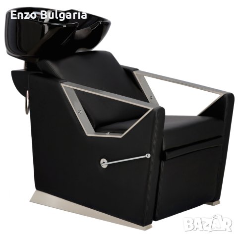 Фризьорски комплект Lars 2x хидравлични въртящи се фризьорски стола с керамична купа FJ-83034-BL ZES, снимка 3 - Друго оборудване - 43862414