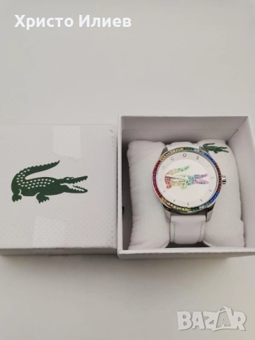 Дамски Часовник LACOSTE Victoria с бяла каишка НОВ, снимка 7 - Дамски - 53559474