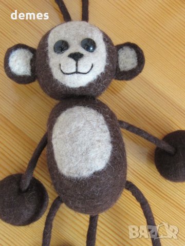 Извънземно-екологично чиста играчка от филц, Монголия, снимка 3 - Други - 27225252