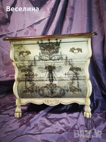 Уникален антикварен скрин , снимка 11 - Скринове - 48721046