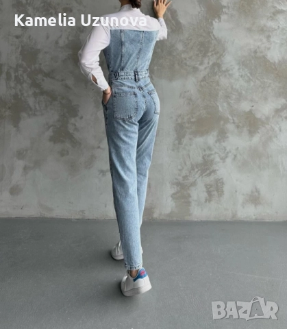 Чисто нов дамски гащеризон с риза, снимка 2 - Гащеризони - 52140300