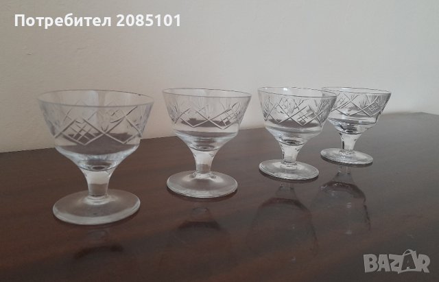 Ретро чаши за ракия 1, снимка 2 - Антикварни и старинни предмети - 44103804