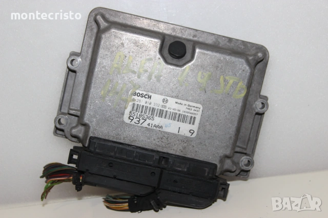 Моторен компютър Alfa Romeo 147 (2000-2010г.) 0281010332 / 0 281 010 332 / 55185365 / 93741ААА