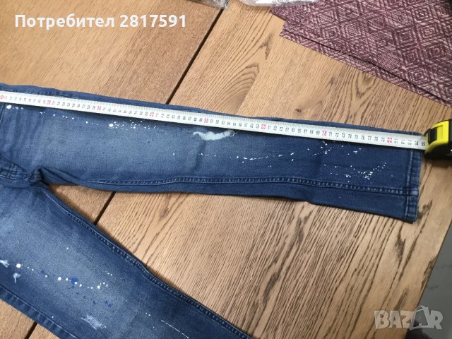 Оригинални дънки Calvin Klein Jeans - skinny, размер 10, снимка 6 - Детски панталони и дънки - 43316879