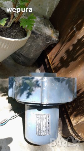 Вентилатор охлюв турбинен елпром тетевен тип АВ50/2, снимка 3 - Вентилатори - 40856729