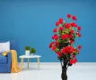 Изкуствено дръвче с червени рози ,1.70 м, снимка 2
