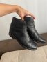 Дамски боти естествена кожа Joy Harper 39номер черни, снимка 3