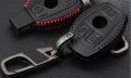 Кожен кейс за ключ мерцедес черен, снимка 3