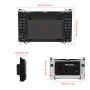 7-инчов Android стерео автомобилно радио Безжично Carplay/Android Auto GPS WIFI BT за Benz W169/B200, снимка 3