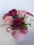 Букет със сапунени рози, снимка 1 - Други - 32595480
