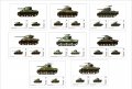 Чисти блокове Танкове Шърман от Втората световна война 2020 Тонго, снимка 1 - Филателия - 37679779