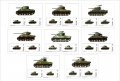 Чисти блокове Танкове Шърман от Втората световна война 2020 Тонго, снимка 1