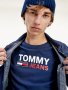 tommy hilfiger tommy jeans longsleeve - страхотна мъжка блуза КАТО НОВА, снимка 1 - Блузи - 43732531