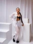 Бял дамски комплект от две части, снимка 5