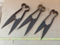 Комплект от три ковани ножица за стригане на овце , снимка 6