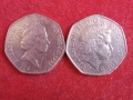 50 пенса 1997,99 г. Великобритания., снимка 2