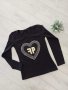 нова черна блузка, снимка 1 - Блузи с дълъг ръкав и пуловери - 43659228