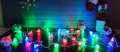 Многоцветни коледни LED лампички с камбанки, снимка 6