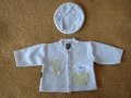 бебешко яке, шапка и долна ризка, снимка 1 - Комплекти за бебе - 43793085