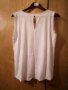 Нова Reserved дамска блуза без ръкави M размер бяло с розово, снимка 2