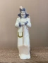 Порцеланова статуетка „Зимен добър старец със снежен човек“, снимка 1