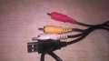 SONY-кабел-1,45М-mini usb//usb и три чинча, снимка 4