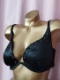 Hunkemoller 85 E Черен сатенен сутиен , снимка 4