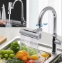 💧 4в1 Мултифункционален Накрайник за Кухненски Кран – 360° Ротация и Пестене на Вода, снимка 1